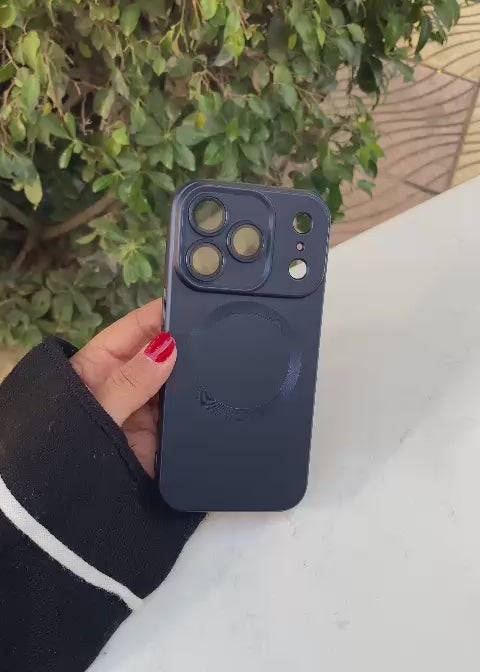 Navy Blue Matte Magnetic